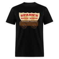 Load image into Gallery viewer, Spahn&#39;s Movie Ranch Chatsworth California Unisex Classic T-Shirt - black
