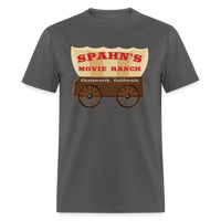 Load image into Gallery viewer, Spahn&#39;s Movie Ranch Chatsworth California Unisex Classic T-Shirt - charcoal
