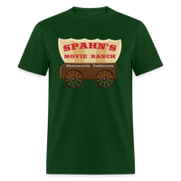 Load image into Gallery viewer, Spahn&#39;s Movie Ranch Chatsworth California Unisex Classic T-Shirt - forest green
