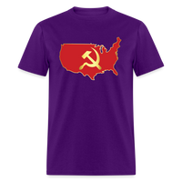 Load image into Gallery viewer, American Communism Unisex Classic T-Shirt - purple
