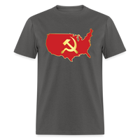 Load image into Gallery viewer, American Communism Unisex Classic T-Shirt - charcoal

